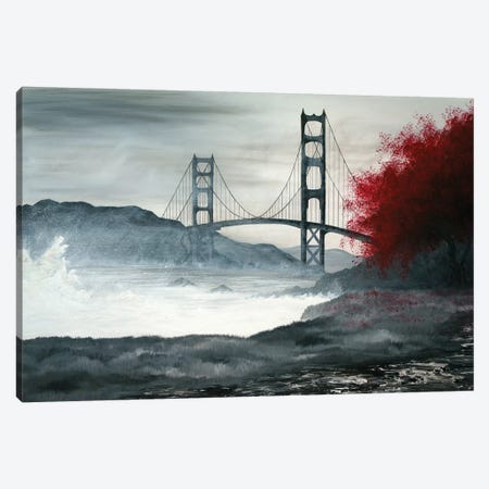 Golden Gate Bridge Canvas Print #EME96} by Emily Magone Art Print