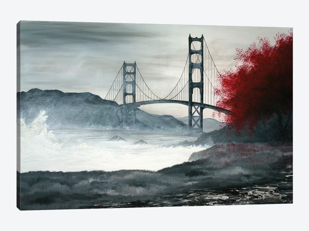 Golden Gate Bridge by Emily Magone 1-piece Canvas Wall Art