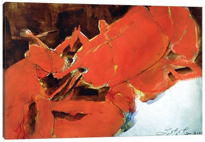 Abstract Lobster II Canvas Art Print