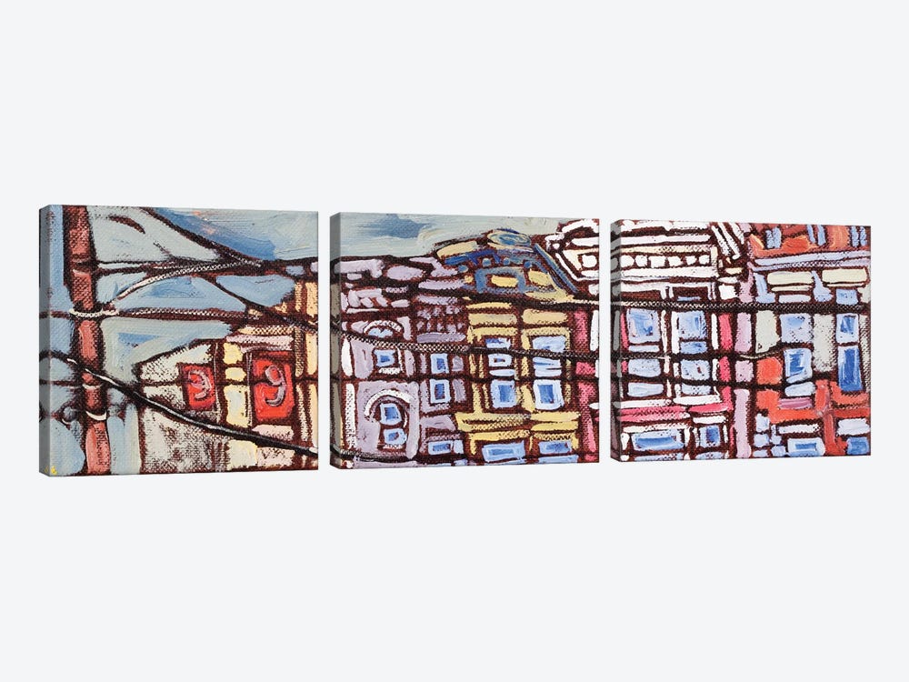 Urban Wires I by Erin McGee Ferrell 3-piece Art Print