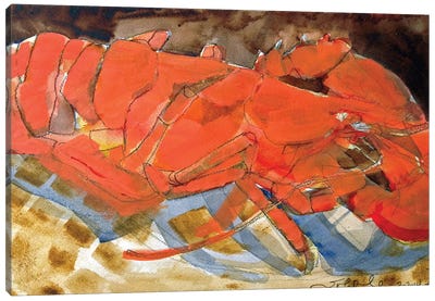 Abstract Lobster III Canvas Art Print