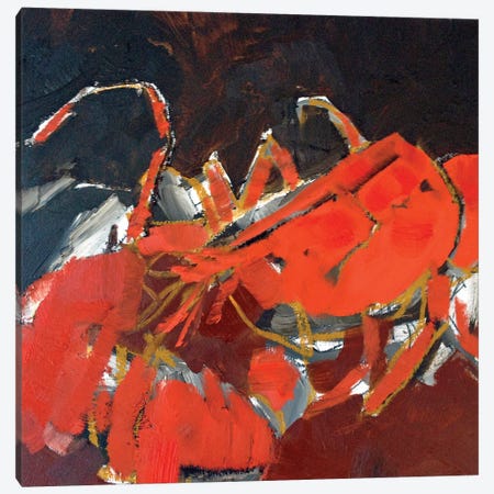 Abstract Lobster IV Canvas Print #EMF4} by Erin McGee Ferrell Canvas Print