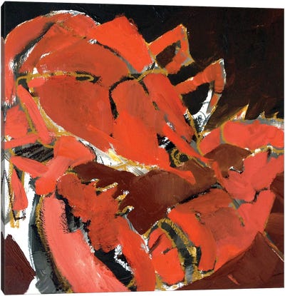 Abstract Lobster V Canvas Art Print