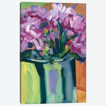 Violet Spring Flowers IV Canvas Print #EMF63} by Erin McGee Ferrell Canvas Art