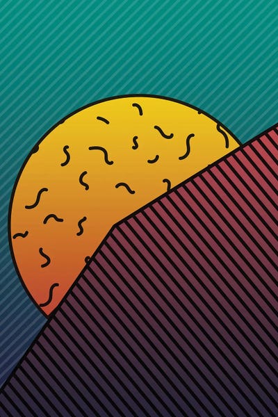 Full Moon In The Green Night by Emmanuel Signorino canvas print