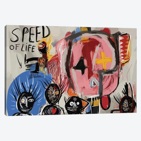Speed Of Life Canvas Print #EMM110} by Emmanuel Signorino Canvas Wall Art