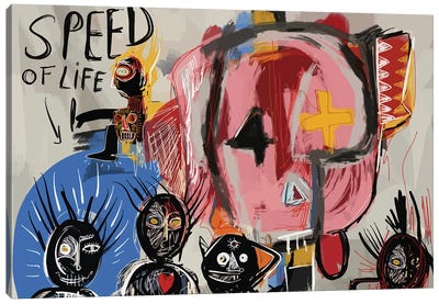 Speed Of Life Canvas Art Print - Emmanuel Signorino