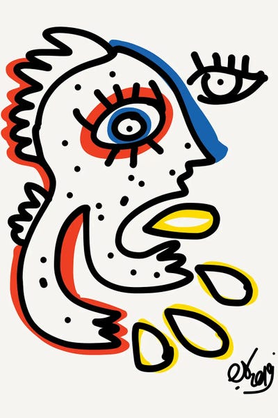 French Graffiti Art by Emmanuel Signorino acrylic art print