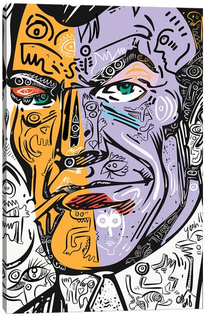 Street Art Comic Pop Art Heroe Canvas Art Print - Emmanuel Signorino