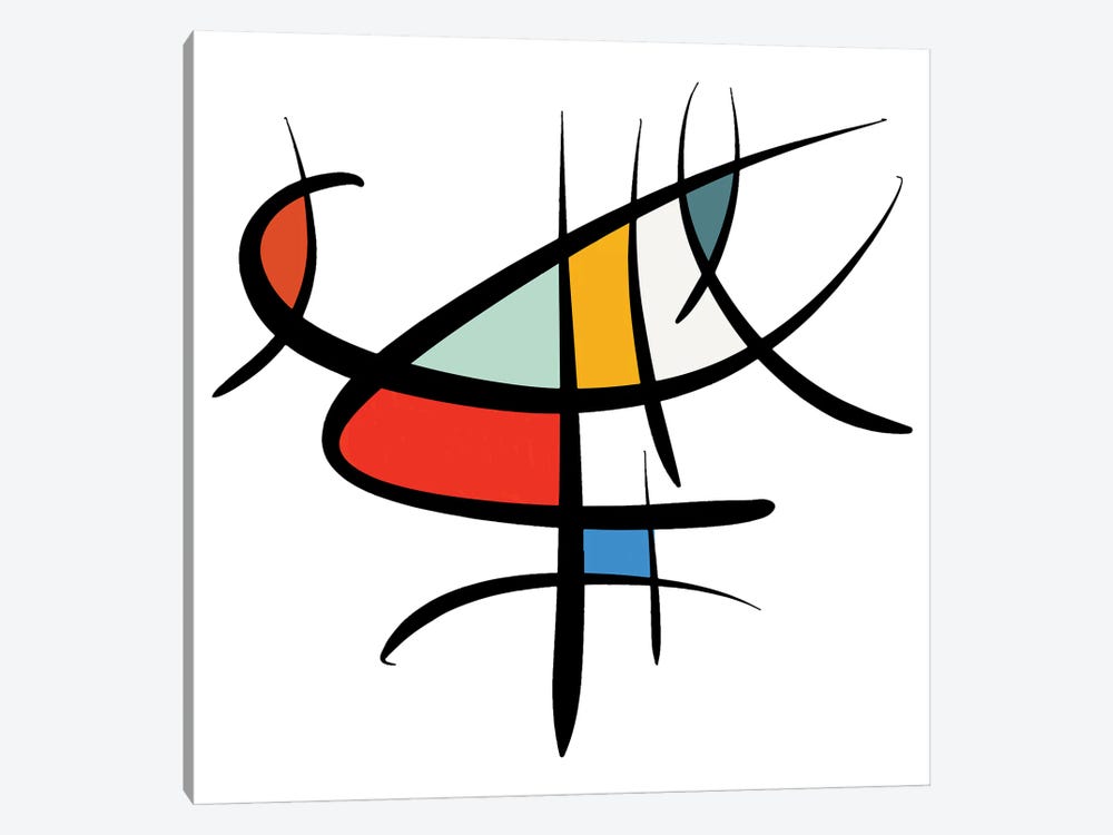 Motif Abstrait 162 by Emmanuel Signorino 1-piece Canvas Wall Art