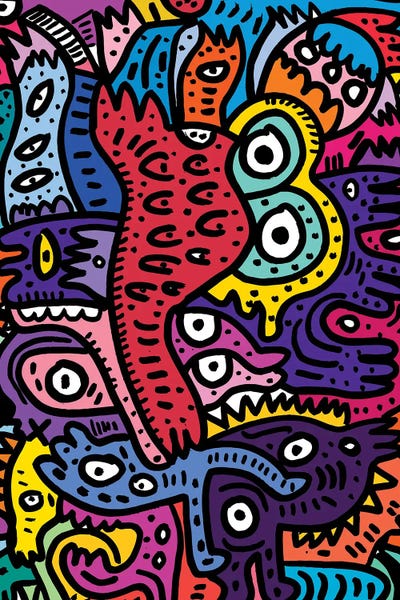 Monsters: Graffiti Summer Monsters by Emmanuel Signorino