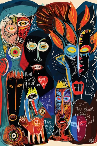 Neo-expressionism: How I Miss Your Quiet Heart by Emmanuel Signorino