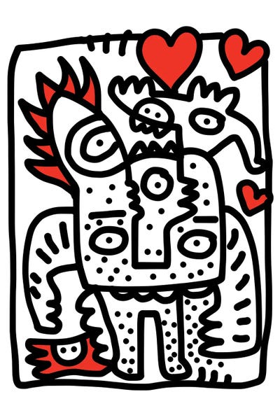 Hearts: Spread Love And Graffi by Emmanuel Signorino