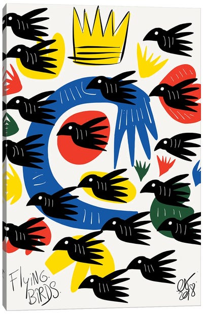 Flying Birds Canvas Art Print - Emmanuel Signorino