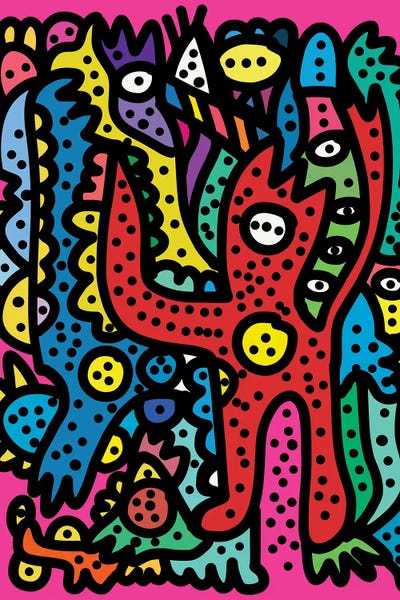 Pink Party by Emmanuel Signorino acrylic art print