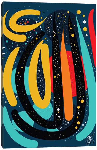 Starry Summer Night Canvas Art Print - Emmanuel Signorino