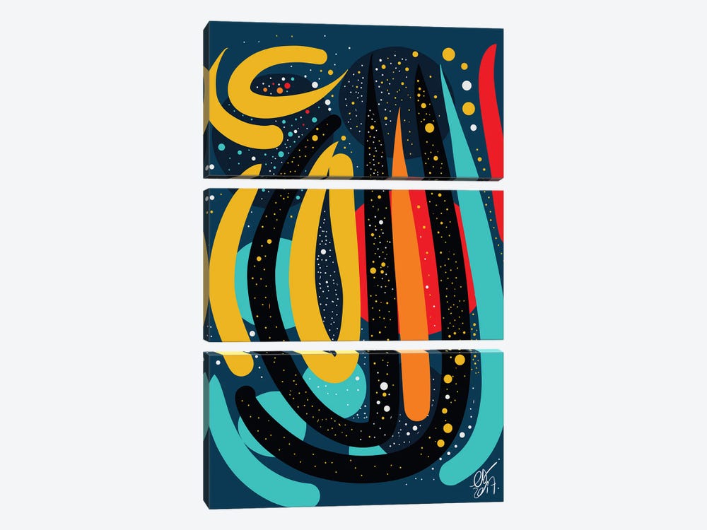 Starry Summer Night by Emmanuel Signorino 3-piece Canvas Art