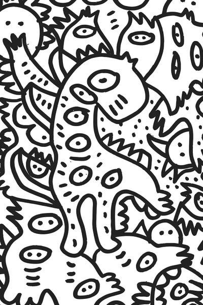 Prehistoric Animals: Cool Graffiti Dino by Emmanuel Signorino