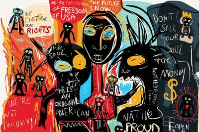 We Are The Children Of Freedom Of America by Emmanuel Signorino acrylic art print