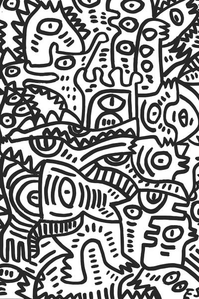 Black & White Patterns: Fight For Your Rights by Emmanuel Signorino