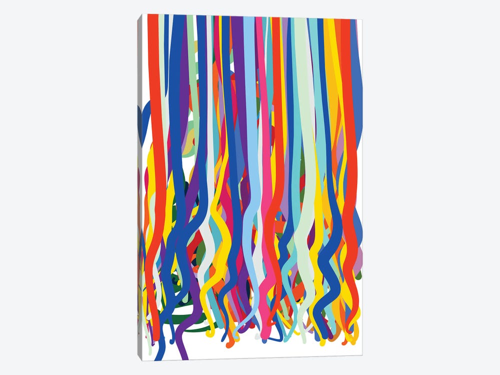 Dripping Colours Pop Art by Emmanuel Signorino 1-piece Canvas Wall Art