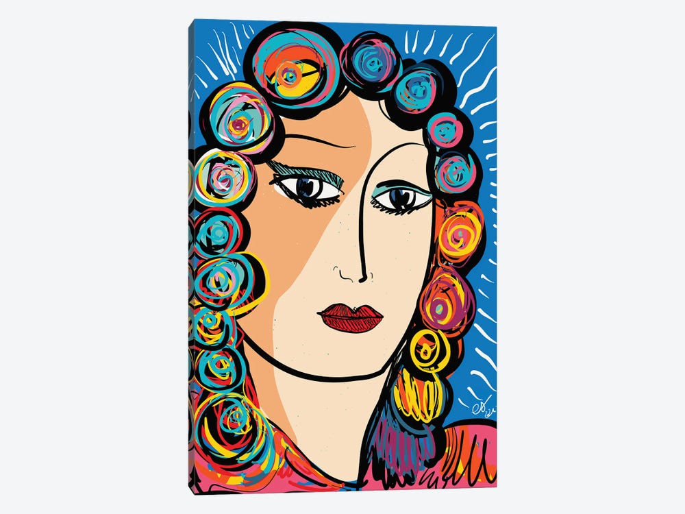 Portrait Of Woman In The Light by Emmanuel Signorino 1-piece Canvas Print