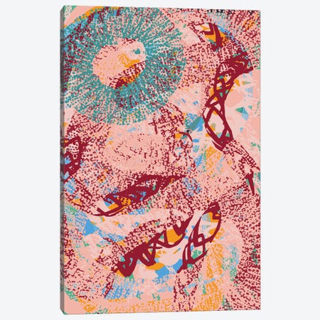 African Mystic Natural Coral Pattern Art Canvas Print #EMM200} by Emmanuel Signorino Canvas Art