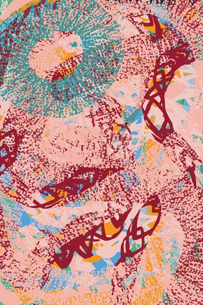 Global Patterns: African Mystic Natural Coral Pattern Art by Emmanuel Signorino