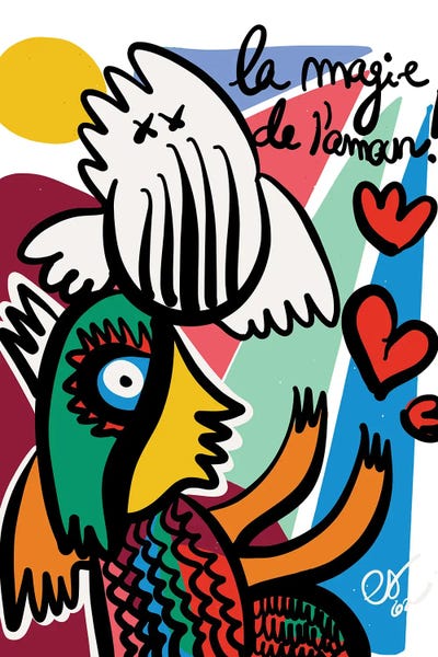 La Magie De L'Amour by Emmanuel Signorino acrylic art print