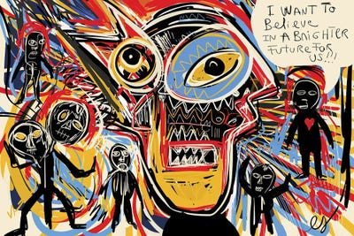 I Want To Believe In A Brighter Future For Us by Emmanuel Signorino acrylic art print