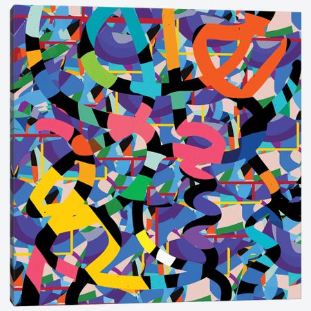 Terrazzo Abstract Confetti Canvas Print #EMM213} by Emmanuel Signorino Canvas Print