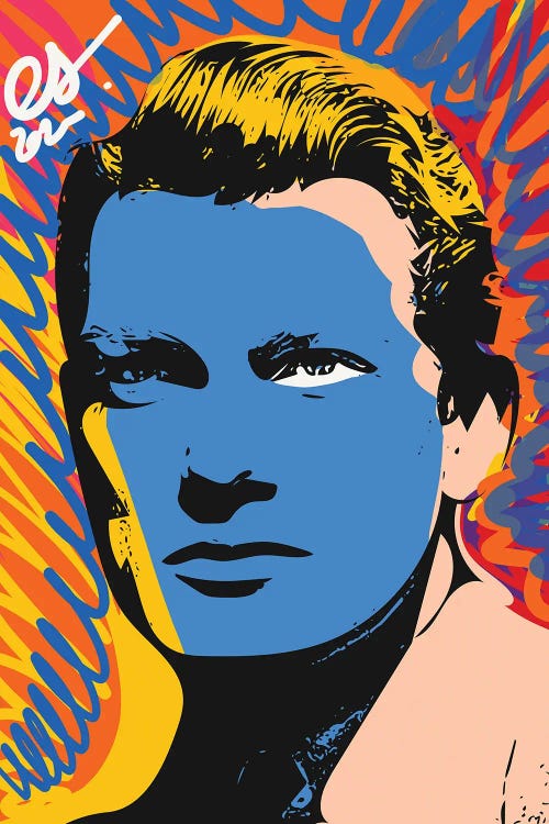 Jean Marais Pop Art Portrait