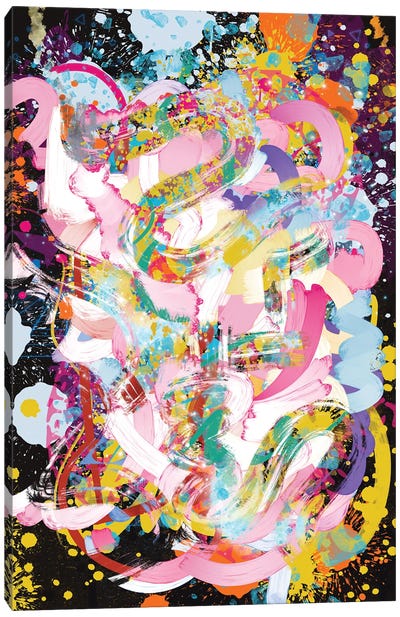 Abstract Cosmos Zen Canvas Art Print - Emmanuel Signorino