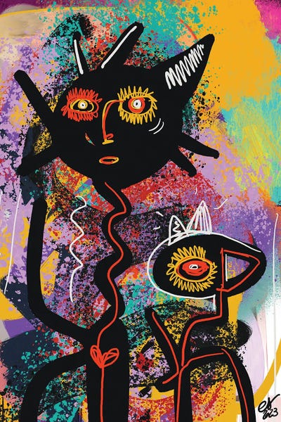 Hearts: African Spirits Graffiti by Emmanuel Signorino