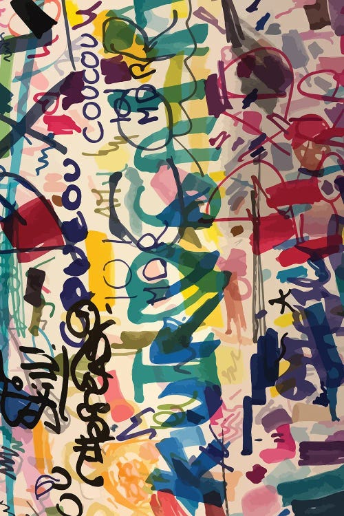Graffiti Urban Art People's Writing by Emmanuel Signorino canvas print