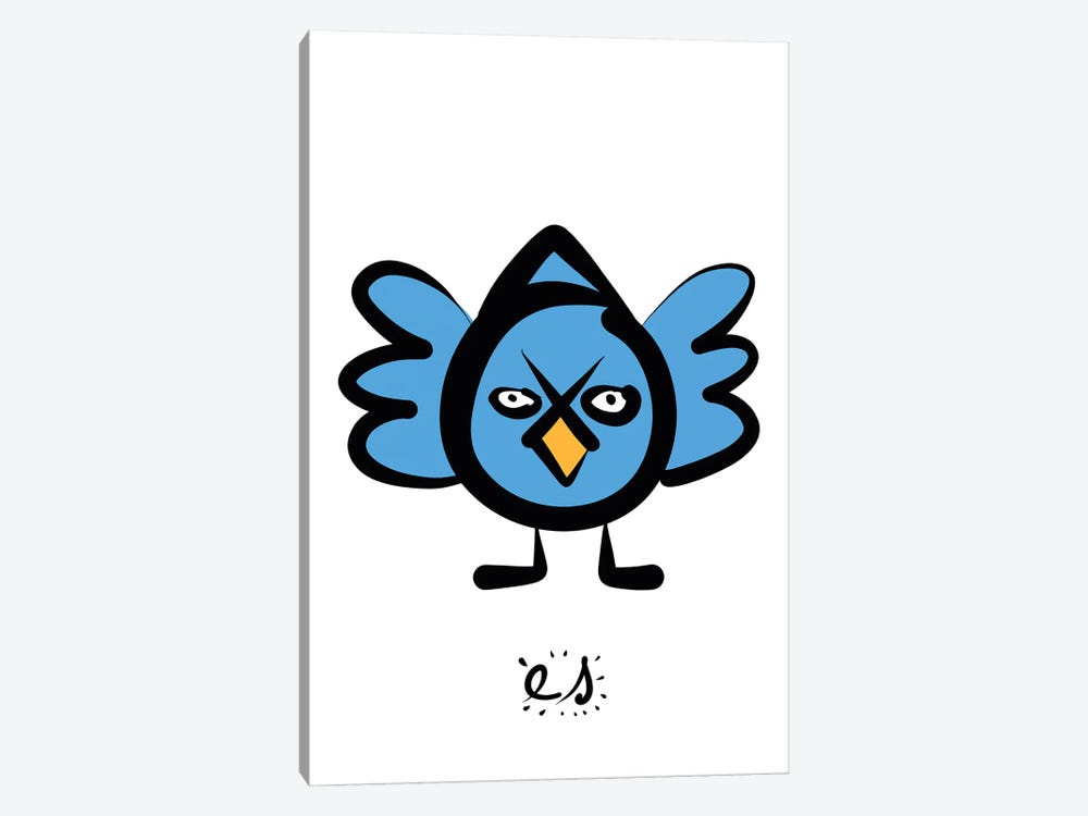 Blue Bird Is Watching You by Emmanuel Signorino 1-piece Canvas Art