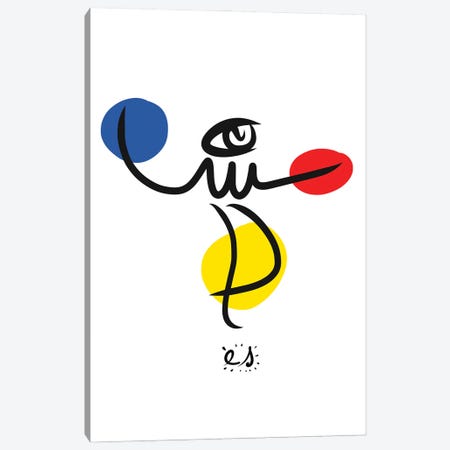 The Juggler Canvas Print #EMM57} by Emmanuel Signorino Canvas Art Print