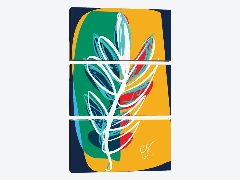 The Palm by Emmanuel Signorino 3-piece Canvas Art Print