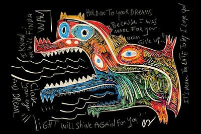 Hold On To Your Dreams by Emmanuel Signorino acrylic art print