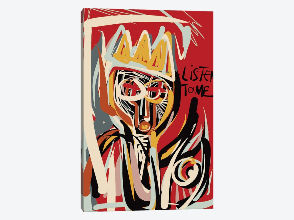 Listen To Me Says The King by Emmanuel Signorino 1-piece Canvas Artwork