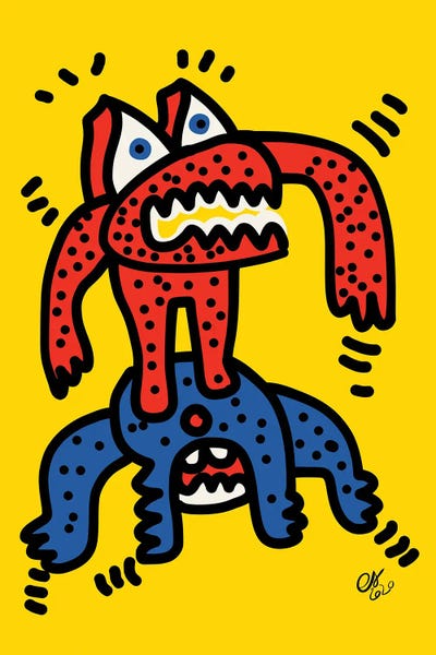 Two Friends by Emmanuel Signorino acrylic art print