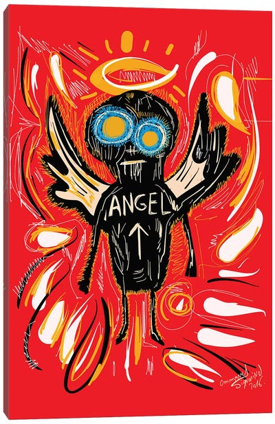 Angel Canvas Art Print - Neo-expressionism