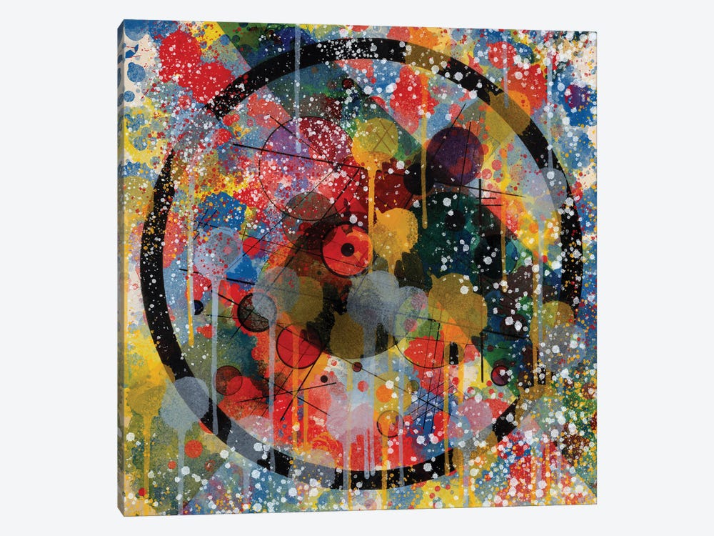 Kandinsky Spray Art Tribute by Emmanuel Signorino 1-piece Canvas Artwork