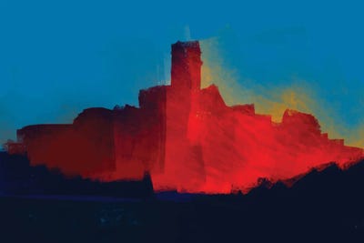 The Red Castle by Emmanuel Signorino acrylic art print