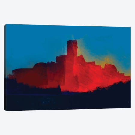 The Red Castle Canvas Print #EMM85} by Emmanuel Signorino Canvas Art