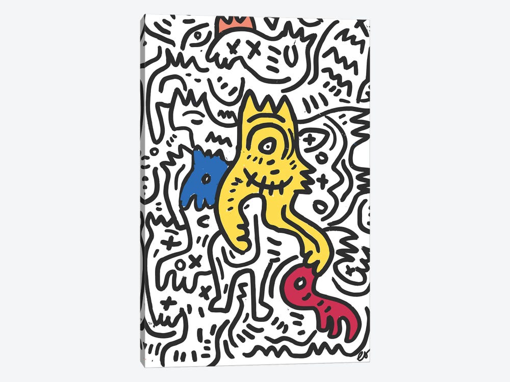 Yellow King by Emmanuel Signorino 1-piece Canvas Print