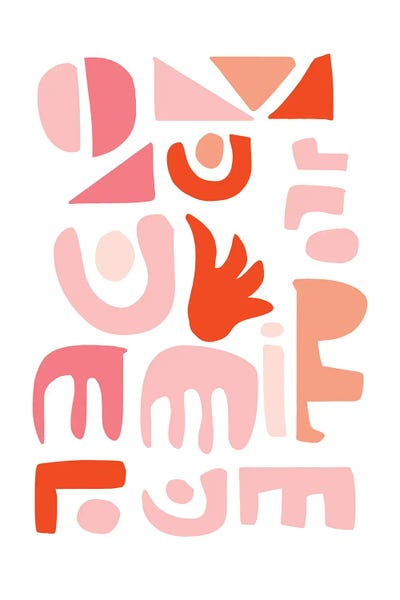 The Cut Outs Collection: Pastel Language Of Life by Emmanuel Signorino