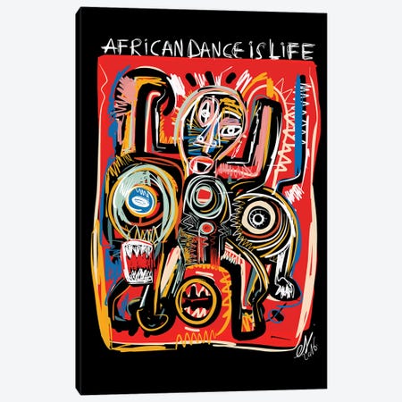 African Dance Is Life Canvas Print #EMM9} by Emmanuel Signorino Canvas Print