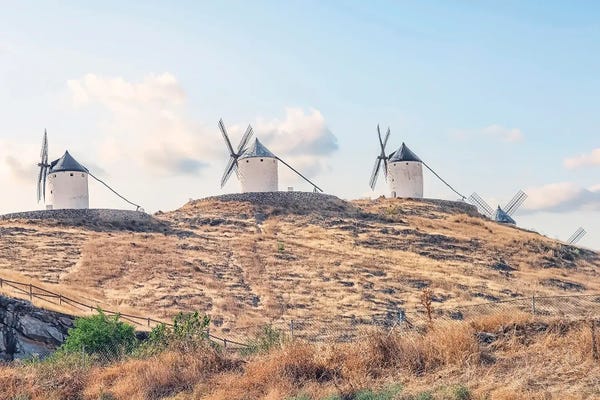 Watermills & Windmills: Spanish Countryside by Manjik Pictures