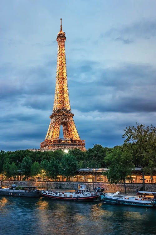 Twilight In Paris by Manjik Pictures wall art